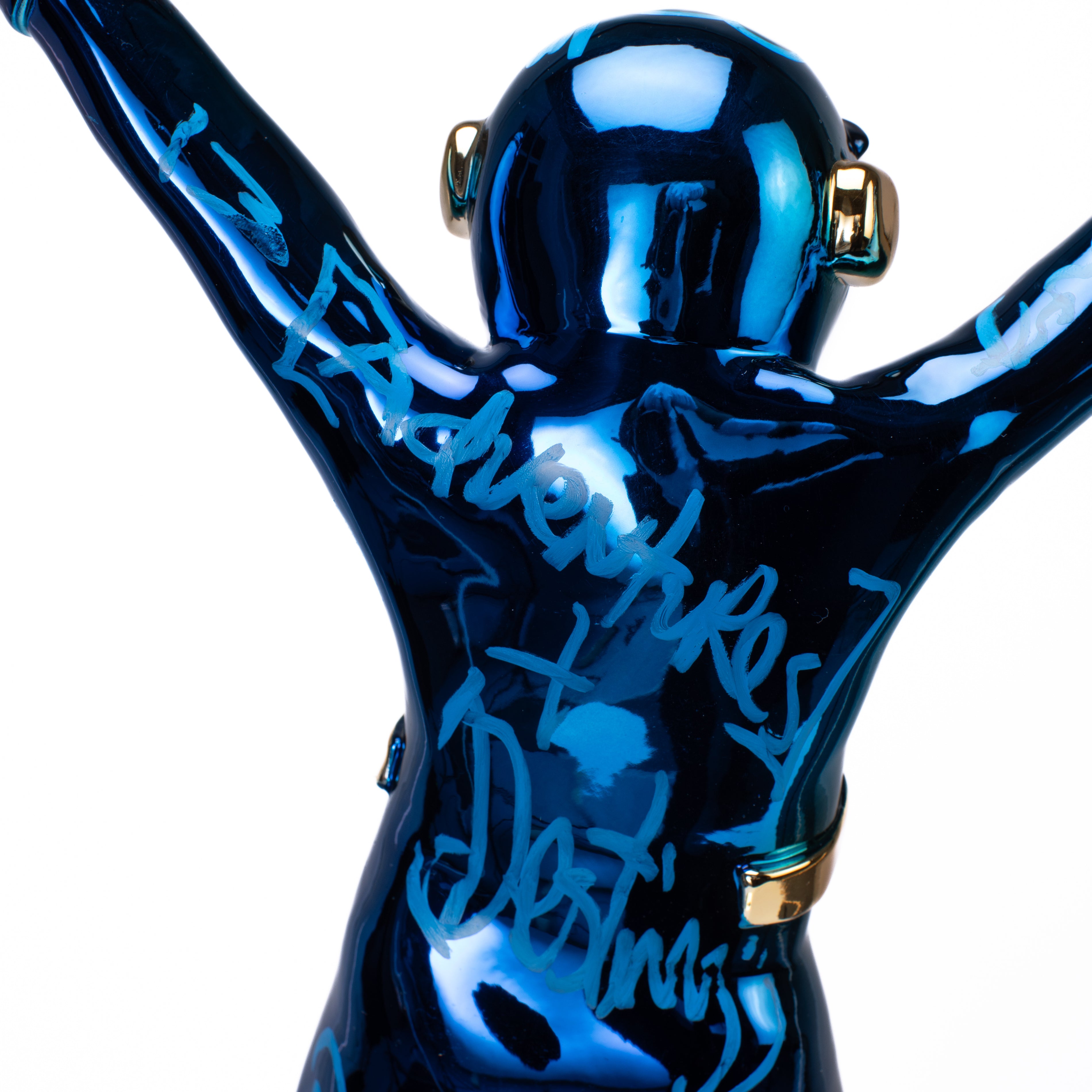 THE DANCING SPACEMAN (BLUE/GOLD)