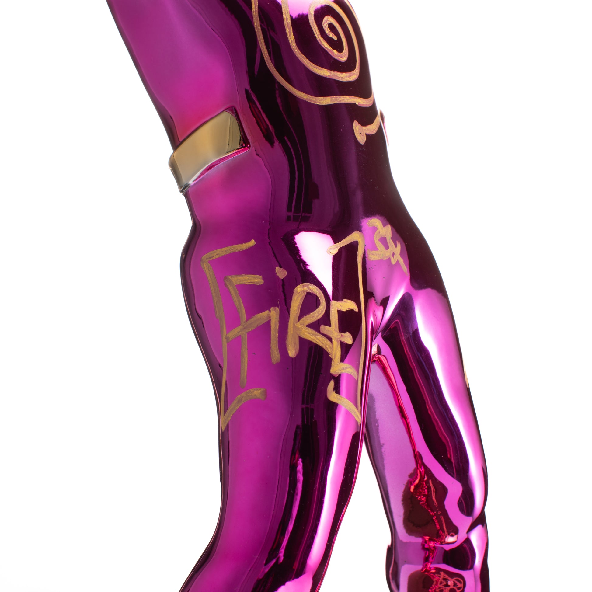 THE DANCING SPACEMAN (PINK/GOLD)