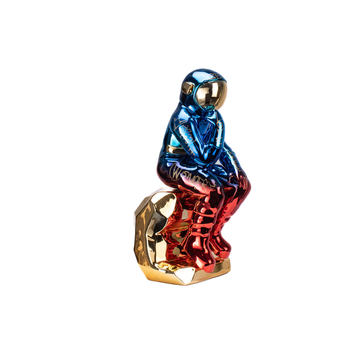 THE THINKING SPACEMAN (BLUE/RED/GOLD)
