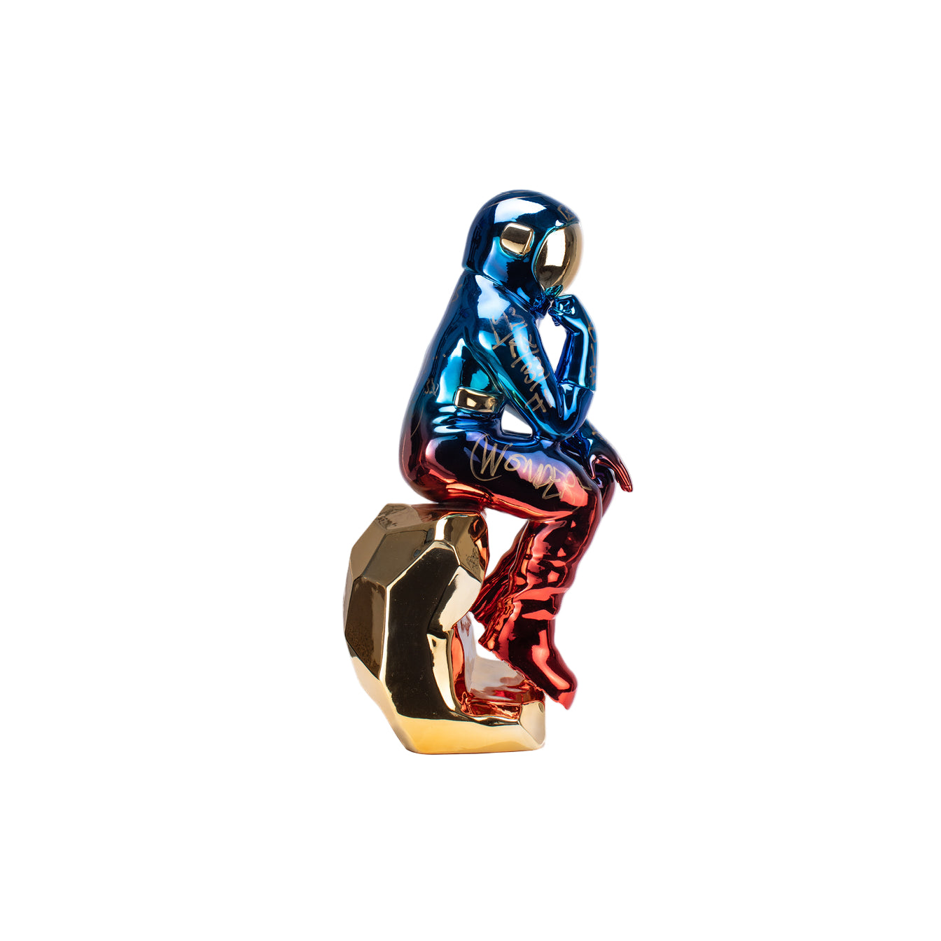 THE THINKING SPACEMAN (BLUE/RED/GOLD)
