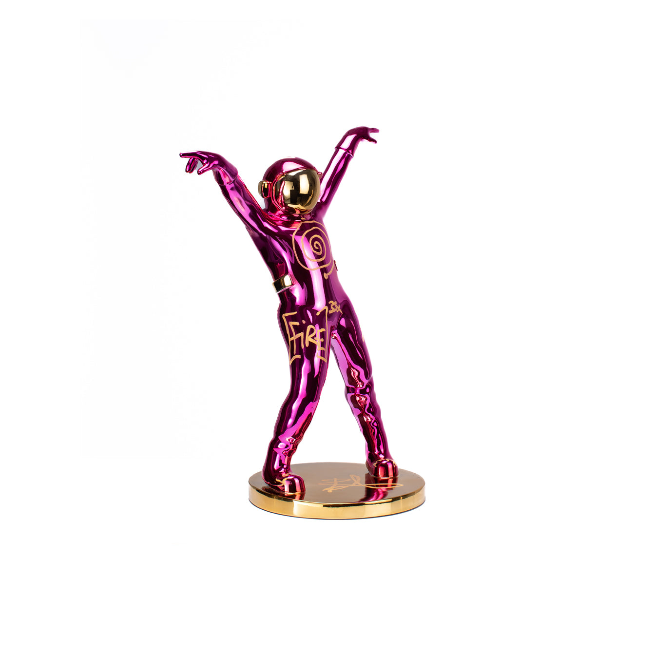 THE DANCING SPACEMAN (PINK/GOLD)