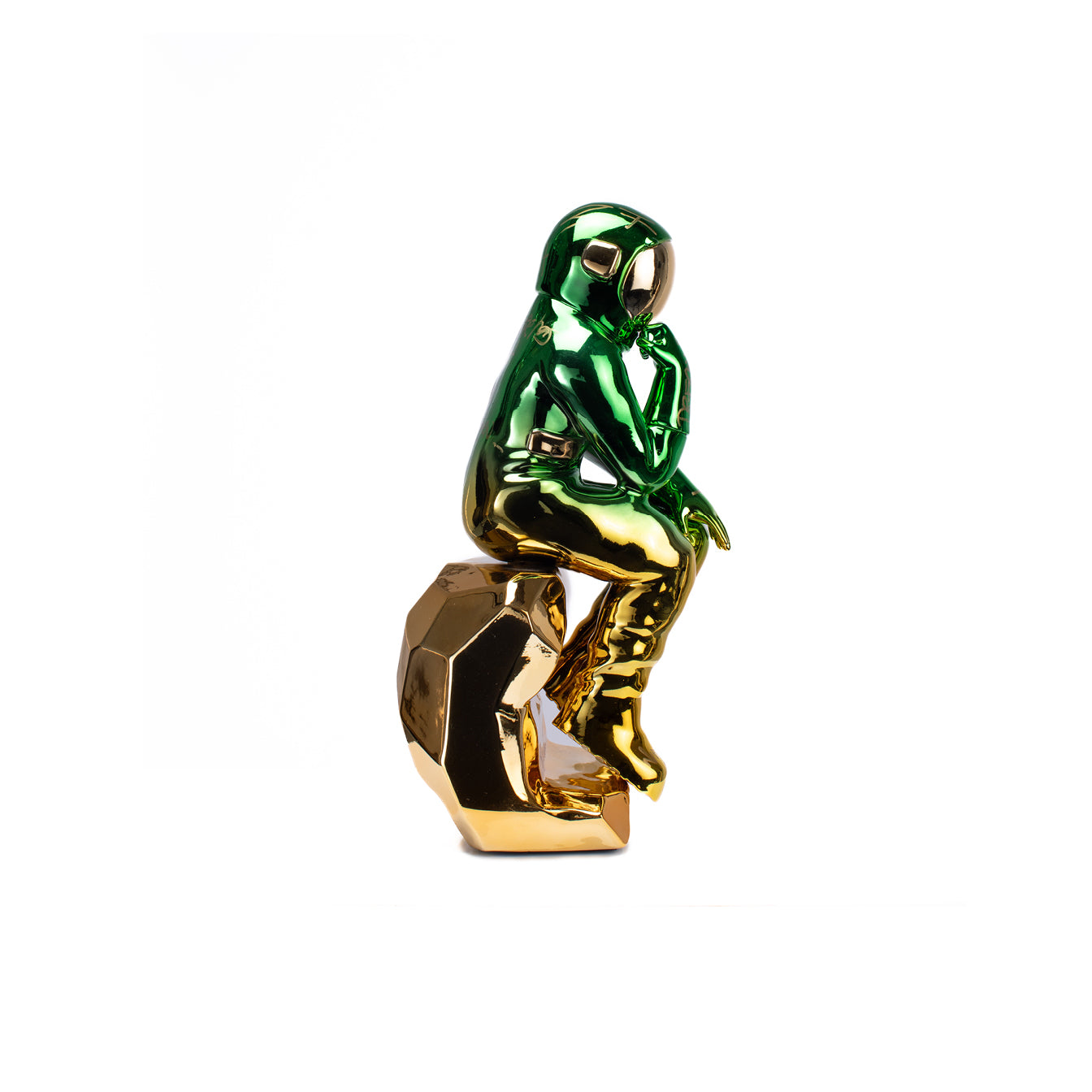 THE THINKING SPACEMAN (GREEN/GOLD)