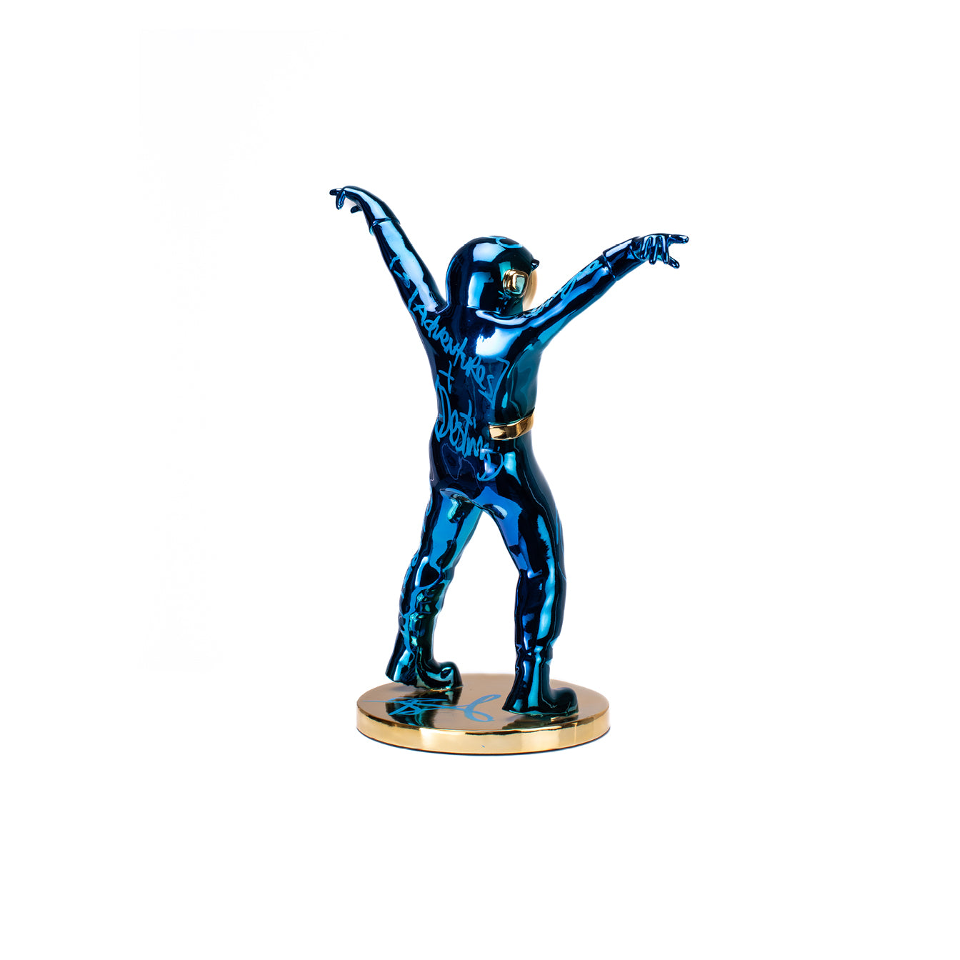 THE DANCING SPACEMAN (BLUE/GOLD)