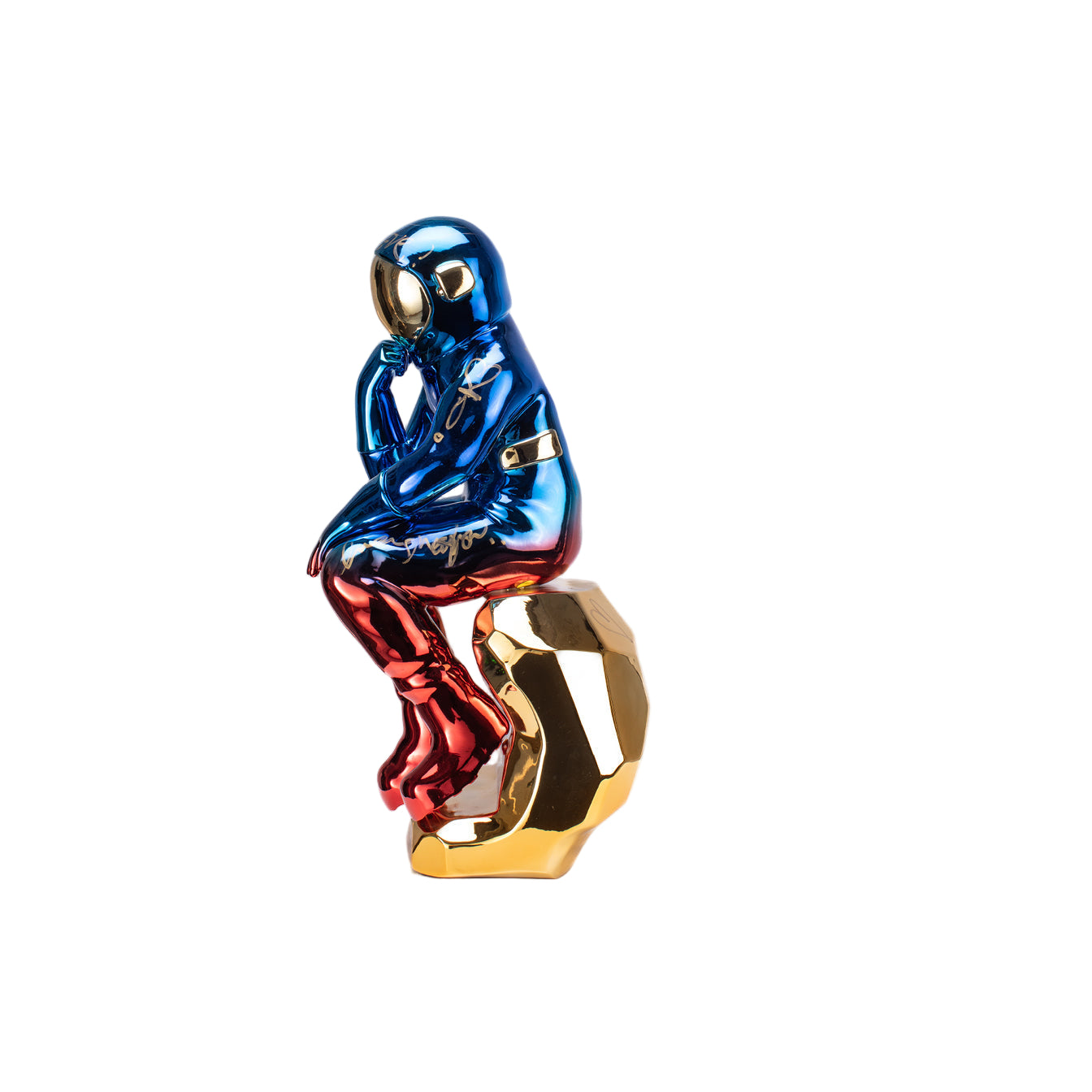 THE THINKING SPACEMAN (BLUE/RED/GOLD)