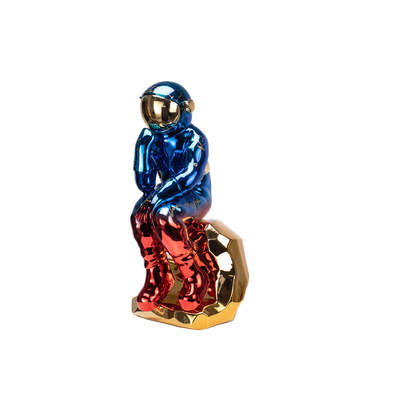 THE THINKING SPACEMAN (BLUE/RED/GOLD)