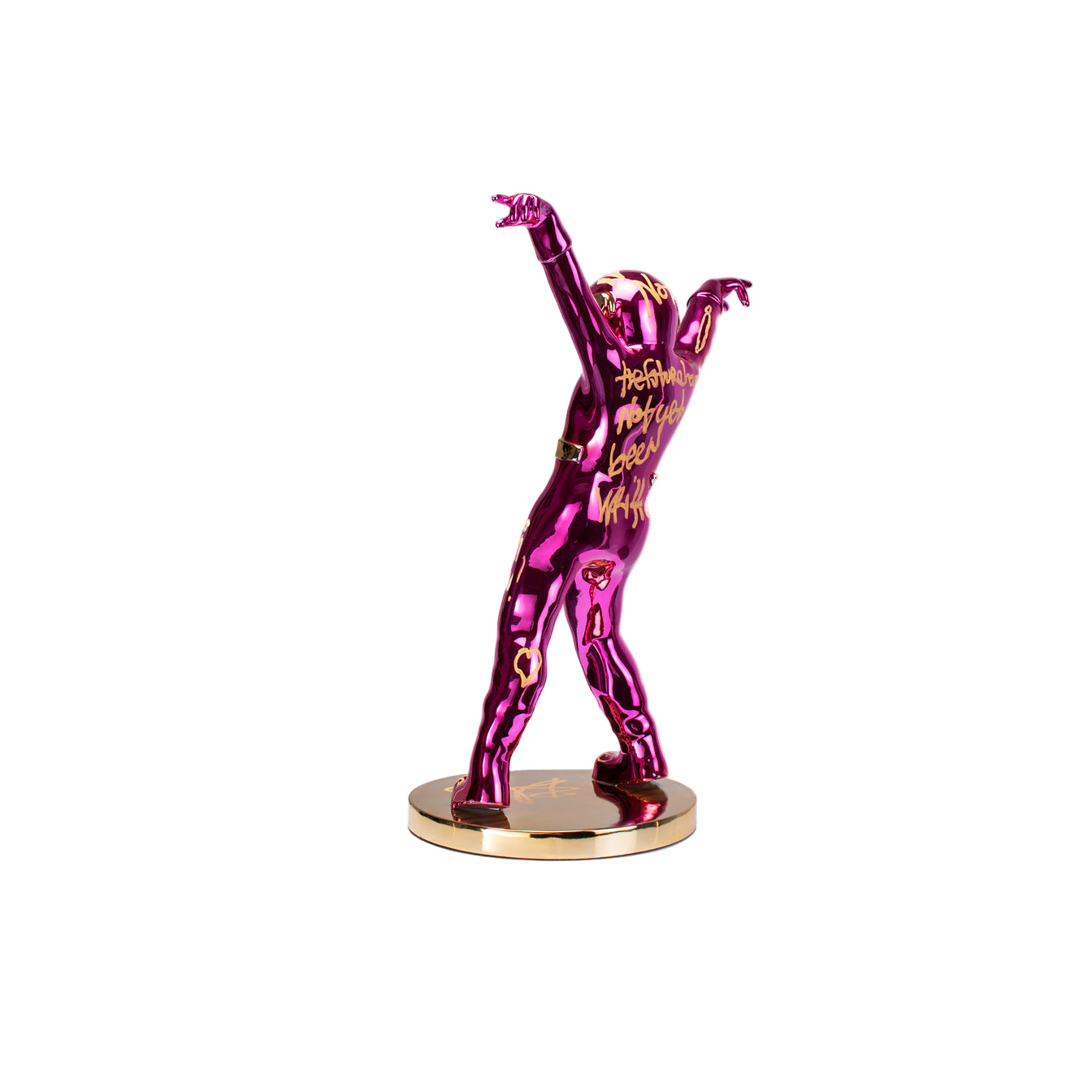 THE DANCING SPACEMAN (PINK/GOLD)