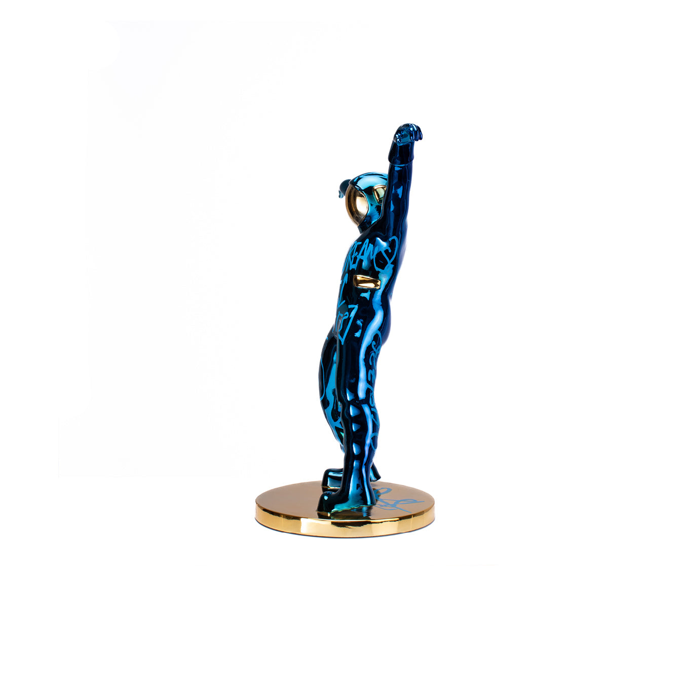 THE DANCING SPACEMAN (BLUE/GOLD)